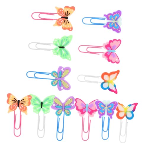 Happyyami 12Stücke Farbige Schmetterlings Büroklammern Kreative Mehrzweck Aktenklammern Dekorative Clips für Büro und Schule Leicht und Langlebig für Dokumente und Testpapiere Happyyami 12Stücke Farbige Schmetterlings Büroklammern Kreative Mehrzweck Aktenklammern Dekorative Clips für Büro und Schule Leicht und Langlebig für Dokumente und Testpapiere von Happyyami