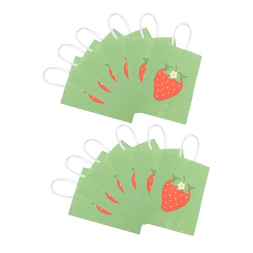 Happyyami 12stücke Erdbeer-geschenktüten Aus Papier Mit Griffen Erdbeer-papiertüten Für Geburtstag Babyparty Partydekoration Und Geschenkeverpackung Happyyami 12stücke Erdbeer-geschenktüten Aus Papier Mit Griffen Erdbeer-papiertüten Für Geburtstag Babyparty Partydekoration Und Geschenkeverpackung von Happyyami