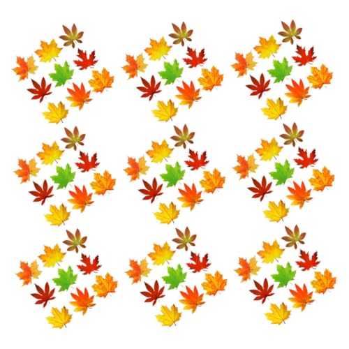 Happyyami 135 Stück Ahornblatt-papierausschnitte: Thanksgiving-wandaufkleber – Blattförmige Papierausschnitte Für Herbstfest-dekoration, Pinnwände, Bastelarbeiten Und Partyzubehör Für von Happyyami