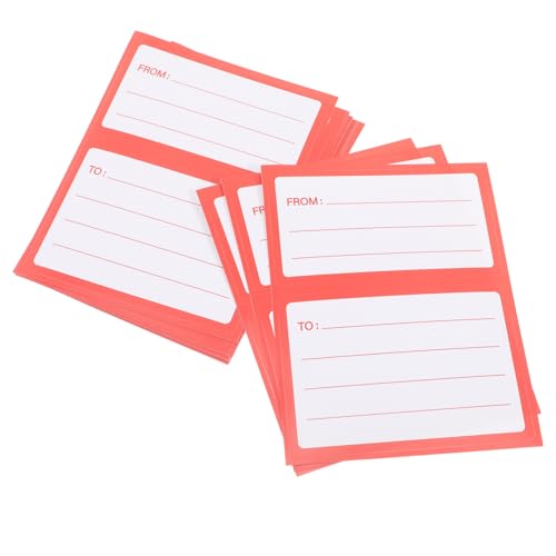 Happyyami 150 Stück Versandetikett Adresse Aufkleber für Versandtaschen Pakete groß klebrig leer von Aufklebern Postetiketten adressierte Etiketten Namensetiketten Papier rot Happyyami 150 Stück Versandetikett Adresse Aufkleber für Versandtaschen Pakete groß klebrig leer von Aufklebern Postetiketten adressierte Etiketten Namensetiketten Papier rot von Happyyami