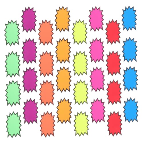 Happyyami 160 Stück Neon Preisschilder und Wiederverwendbar Farbige Verkaufsetiketten für Einzelhandel und Supermärkte Happyyami 160 Stück Neon Preisschilder und Wiederverwendbar Farbige Verkaufsetiketten für Einzelhandel und Supermärkte von Happyyami