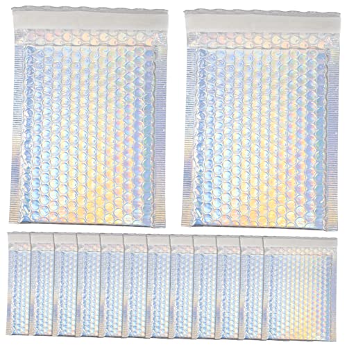 Happyyami 16Stücke Teiliges Luftpolster Versandtaschen Selbstklebende Bubble Mailer Bunten Designs Robust für Sichere Verpackung von Kleidung von Happyyami