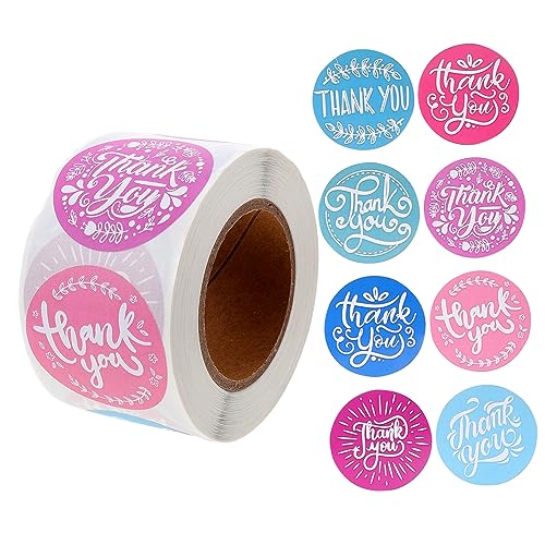 Happyyami 1Rolle Aufkleber Selbstklebende Geschenkaufkleber Dankekarten für Scrapbooking DIY Partys Hochzeit ohne Rückstände Happyyami 1Rolle Aufkleber Selbstklebende Geschenkaufkleber Dankekarten für Scrapbooking DIY Partys Hochzeit ohne Rückstände von Happyyami