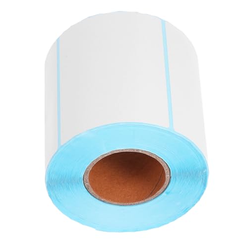 Happyyami 1Rolle Beschriftungsaufkleber für Thermodrucker Selbstklebende Etikettenrolle Wasserfestes für Ordner Dokumente Flaschen für Büro von Happyyami