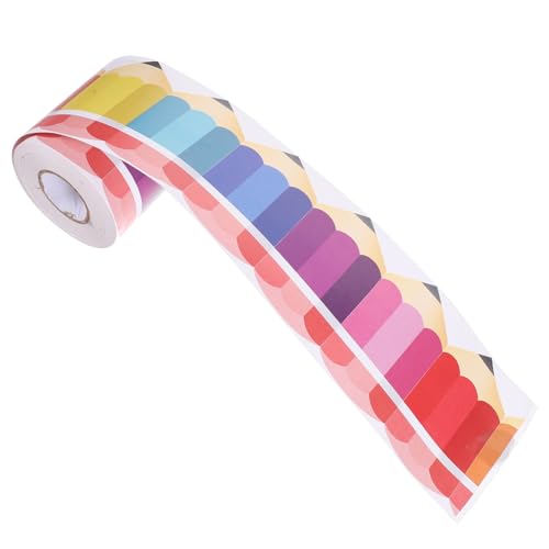 Happyyami 1Rolle Bleistiftmuster Randaufkleber Abnehmbarer Pinnwandrand Für Kreative DIY Projekte Zur Dekoration Von Klassenzimmern Schreibtischen Und Wänden Happyyami 1Rolle Bleistiftmuster Randaufkleber Abnehmbarer Pinnwandrand Für Kreative DIY Projekte Zur Dekoration Von Klassenzimmern Schreibtischen Und Wänden von Happyyami