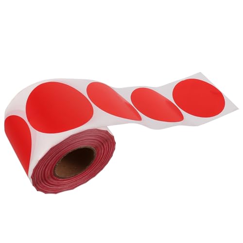 Happyyami 1Rolle Punkt Aufkleber Rollensatz Selbstklebende Geschenketiketten Bunten Für Büroanwendungen Vielseitig Für Bastelprojekte Und Beschriftungen von Happyyami