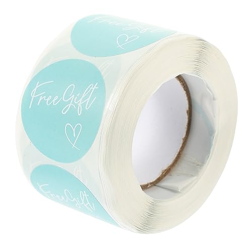 Happyyami 1Rolle Selbstklebende Geschenkaufkleber Dekorative Siegeletiketten für für Verpackungen Personalisierte Deko von Happyyami
