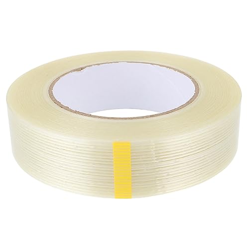 Happyyami 1Rolle Transparentes Glasfaserband Starkes Wasserfestes Klebeband für Verpackungen Isolierungen und Reparaturen Verschiedenen Oberflächen von Happyyami