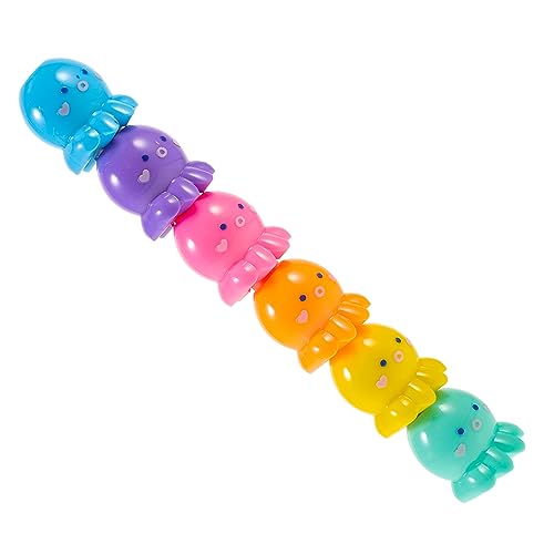 Happyyami 1Satz Fluoreszenz Stiften im Octopus Design Witzige Marker für Notizen für Schule und Büro Leicht und Tragbar Farbenfrohe Highlighter für Kreative Anwendungen von Happyyami