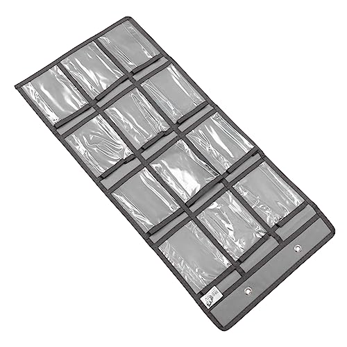 Happyyami 1Stück Transparente Wandtasche für Mobiltelefone und Organizer mit Fächern Vielseitige Aufbewahrungslösung für Schmuck Lernkarten für Zuhause Büro von Happyyami
