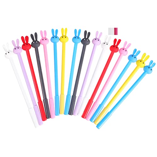 Happyyami 2 Sätze Gelschreiber Tintenroller Kugelschreiber Cartoon Cartoon Stifte Stift Cartoon Stifte Niedlich Kunststoff 16 Stücke * 2 Zufällige Farbe von Happyyami