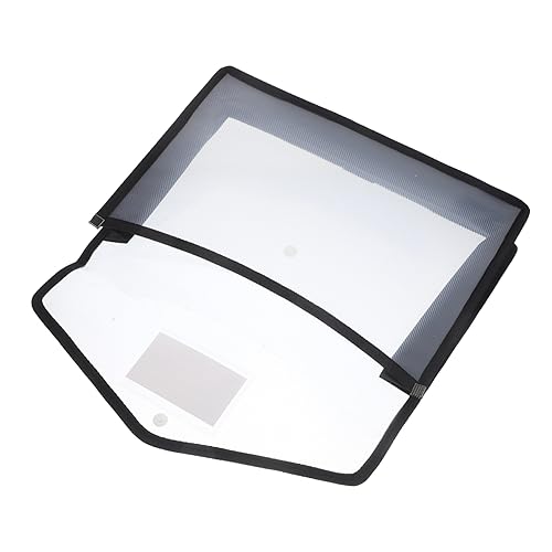 Happyyami 2 Stück Aktenhalter Dokumentenmappen A4 Dokumentordner Organisatoren Unterlagen Büro aufbewahrungssack storage pockets Plastikumschlag A4-Dokumentenordner-Organizer-Tasche Stoff von Happyyami