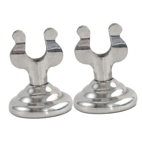 Happyyami 2 Stück Nummernschild aus Stand Inhaber Gold Zahl steht klein rahmen willkommenes hochzeitszeichen Tischschildhalter Notizkartenhalter 201 Edelstahl Silver von Happyyami