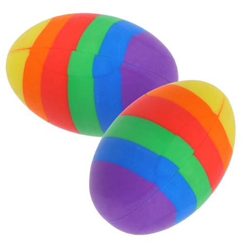 Happyyami 2 Stück Ostereier Radiergummi Party Kleine Süße Radiergummis Für Klassenzimmer Pastell Leckerbissen Lustiges Zubehör Mini Studentenartikel Winzige Eier Neuheit Für von Happyyami
