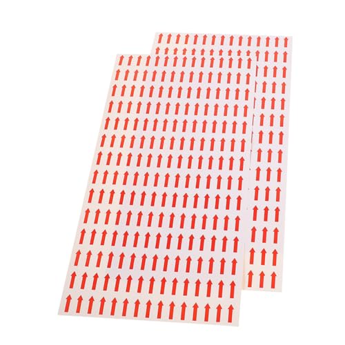Happyyami 2 Stück Rote Pfeilförmige Aufkleber, Selbstklebende Etiketten, Markierung, Kleine Pfeilaufkleber Für Richtungsanzeiger, Markierung Von Klebeetiketten von Happyyami