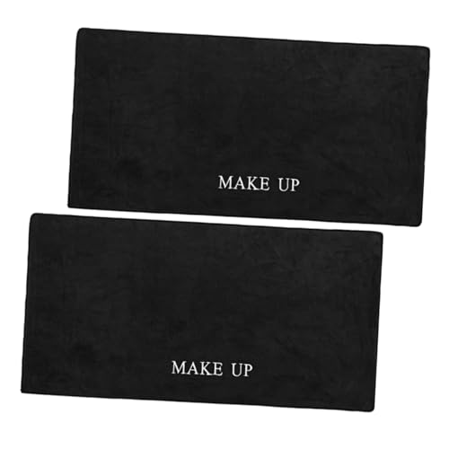 Happyyami 2 Stück Schminktisch-Tischdeckenkissen Make-up-Tischmatte Zeichenmatte Schminkmatte für den Waschtisch Tischdeckenschutz Schreibtischschutzmatten Stoff Black Happyyami 2 Stück Schminktisch-Tischdeckenkissen Make-up-Tischmatte Zeichenmatte Schminkmatte für den Waschtisch Tischdeckenschutz Schreibtischschutzmatten Stoff Black von Happyyami