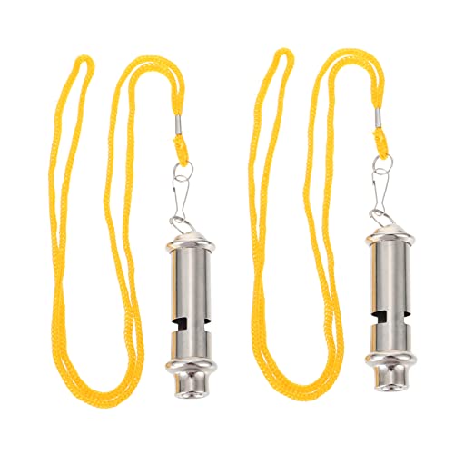 Happyyami 2 Stück Sportpfeifen aus Laut und Robust für Schiedsrichter Trainer und Notfälle für Outdoor Aktivitäten und Sportevents von Happyyami