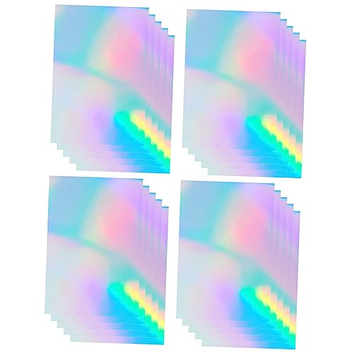 Happyyami 20 Blatt Gravurfolie Selber Machen Klebstoff Becher Papier Transparent Aufkleber Wasser Holographischer Vinyl Transferfolie Bastelfilm Selber Machen - Happyyami 20 Blatt Gravurfolie Selber Machen Klebstoff Becher Papier Transparent Aufkleber Wasser Holographischer Vinyl Transferfolie Bastelfilm Selber Machen - von Happyyami