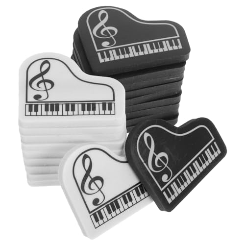 Happyyami 20 Stck. Klavier-radiergummi Gummis Gefälligkeiten Für Schulpartys Student Rosa Thematisiert Klein Geformter Radiergummi Musical Klassenzimmer Mini Zufällige Farbe von Happyyami
