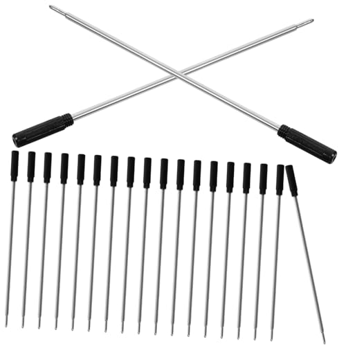 Happyyami 20 Stück Austauschbare Mine Stifte Masse Klein Stifte Für Die Schule Tinte Gelstift Mit Feiner Spitze Ersatz Schreibwaren Kugelschreiber Büro Neutrale Stiftminen Black Nachfüllung Happyyami 20 Stück Austauschbare Mine Stifte Masse Klein Stifte Für Die Schule Tinte Gelstift Mit Feiner Spitze Ersatz Schreibwaren Kugelschreiber Büro Neutrale Stiftminen Black Nachfüllung von Happyyami