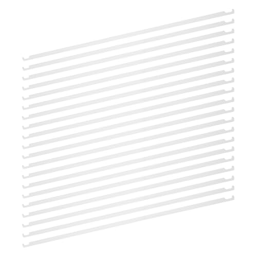 Happyyami 20 Stück Hängende Dateiordner Stangen aus Metall Optimale Lösung zur Platzersparnis und Organisation für Büro Schule und Zuhause Einfache Handhabung und Verbesserte Produktivität von Happyyami