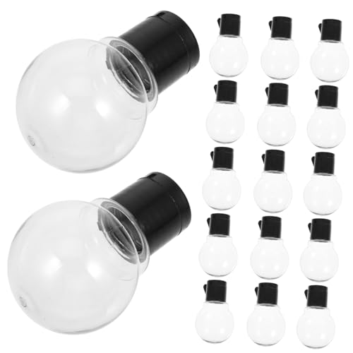 Happyyami Leere -glühbirne 20 Stück Lichterketten Ersatzbirnen Aus Kunststoff Glühbirnen- für Party Hochzeit von Happyyami