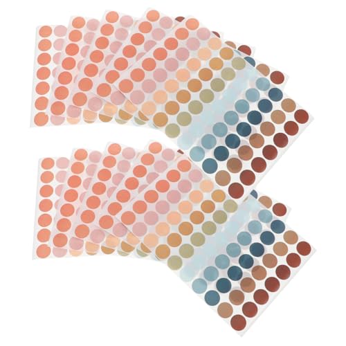 Happyyami 20 Stück Selbstklebendes rundes Etikett Boho-Etikettenaufkleber Rundaufkleber Aufkleber für das Klassenzimmer Mini-Punkt-Aufkleber runde aufkleberetiketten Papier Happyyami 20 Stück Selbstklebendes rundes Etikett Boho-Etikettenaufkleber Rundaufkleber Aufkleber für das Klassenzimmer Mini-Punkt-Aufkleber runde aufkleberetiketten Papier von Happyyami