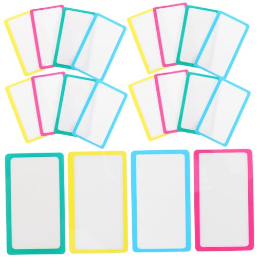 Happyyami 20 Stück Trocken Abwischbare Etiketten Wiederverwendbare Etiketten Für Lagerbehälter Aufkleber Für Namensschilder Aufkleber Für Glasetiketten Etikett Für Trockenerlöser Nano Kleber von Happyyami