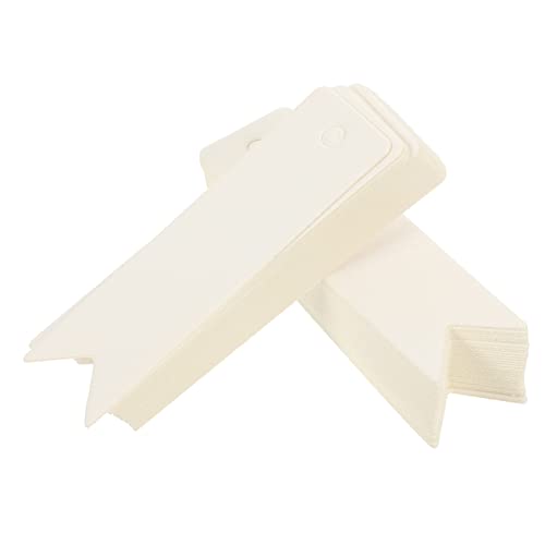 Happyyami 200 Stück Leere Karteikarten Schlüssel Etiketten Registerkarten Druckbar Beschreibbare Kennzeichnungsschilder Leere Tags Stichworte Hängend Papier Weiß von Happyyami