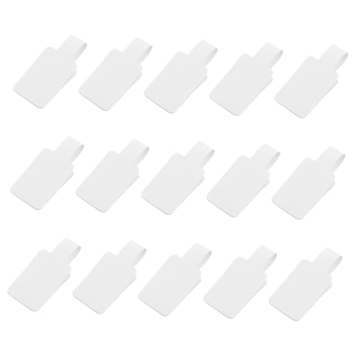 Happyyami 200 Stück Selbstklebende Preisschilder für Schmuck Weiße Etiketten Rechteckform Preisetiketten für Anhänger für Schmuckpräsentation Happyyami 200 Stück Selbstklebende Preisschilder für Schmuck Weiße Etiketten Rechteckform Preisetiketten für Anhänger für Schmuckpräsentation von Happyyami