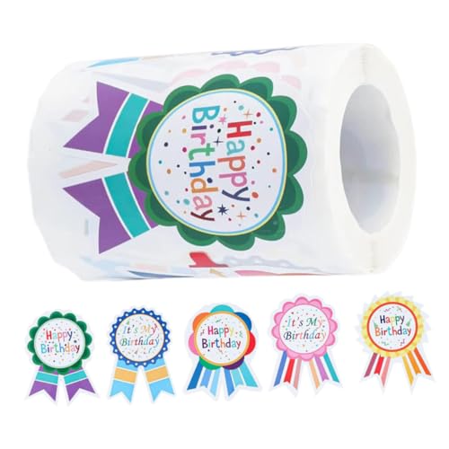 Happyyami 200Stücke Aufkleber für Selbstklebende Badge Sticker für Party Dekoration für Geschenktüten Gästebücher und Klassenzimmer Farbenfrohe Geburtstagsetiketten Happyyami 200Stücke Aufkleber für Selbstklebende Badge Sticker für Party Dekoration für Geschenktüten Gästebücher und Klassenzimmer Farbenfrohe Geburtstagsetiketten von Happyyami