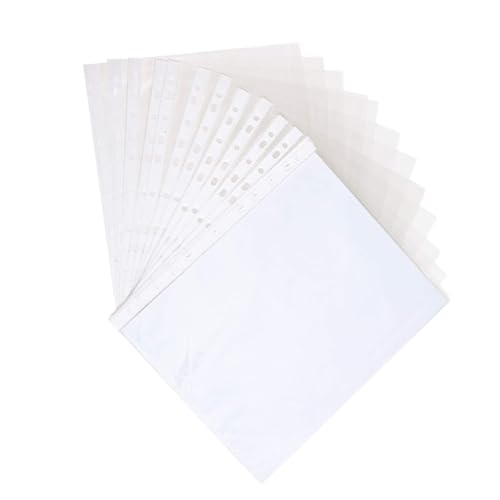 Happyyami 200Stücke Blattschutzfolien Transparente Dokumentenhüllen Aus Umweltfreundlichem Design Für Optimale Archivierung Für Fotos Und Wichtige Unterlagen von Happyyami