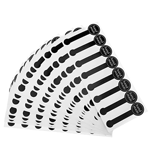Happyyami 200Stücke Selbstklebende Papieraufkleber für Flaschen Geschenktüten und DIY Dekorationen Vielseitige Beschriften und Verzieren für Hochzeitseinladungen von Happyyami