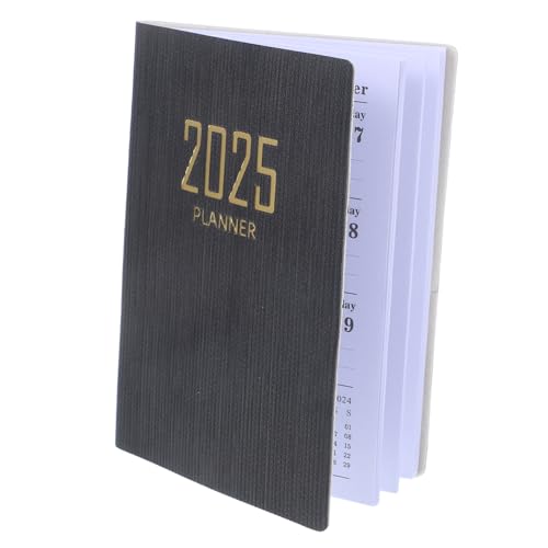 Happyyami 2025 Agenda-Buch täglich zu tun planer wöchentlich Kalender-Notizbuch Agendabuchplaner Büro mini notizblock mini notizbuch Monatsplaner Multifunktions-Planer-Organizer Pu Black Happyyami 2025 Agenda-Buch täglich zu tun planer wöchentlich Kalender-Notizbuch Agendabuchplaner Büro mini notizblock mini notizbuch Monatsplaner Multifunktions-Planer-Organizer Pu Black von Happyyami