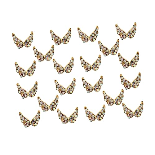 Happyyami 20Stücke Glitzer Flügel Aufkleber Für DIY Nagelkunst Selbstklebende Art Dekorationen Einfach Anzuwenden Für Designs Zuhause Happyyami 20Stücke Glitzer Flügel Aufkleber Für DIY Nagelkunst Selbstklebende Art Dekorationen Einfach Anzuwenden Für Designs Zuhause von Happyyami