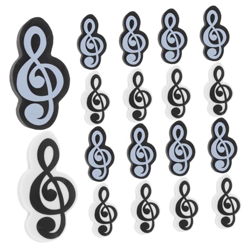 Happyyami 20Stücke Mini Radiergummis Musiknoten Form Niedliche Radiergummis Für Belohnungen Und Geschenkideen Für Unterricht Hochwertiges Schulmaterial von Happyyami