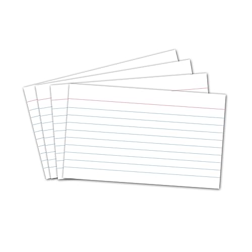 Happyyami 210Stücke Aufzeichnungskarten Weiß Liniert Beiden Umweltfreundliches Material Für Notizen Und Organisation Für Füllfederhalter Und Tintenroller von Happyyami