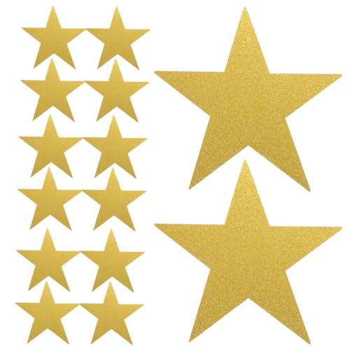 Happyyami 24 Stück Glitzerpapier Fünfzackige Sterne Hochzeit Goldsterne Party Tischdekorationen Sterne Für Pinnwand Sterndekorationen Für Party Metallische Pappsterne Papierausschnitte Happyyami 24 Stück Glitzerpapier Fünfzackige Sterne Hochzeit Goldsterne Party Tischdekorationen Sterne Für Pinnwand Sterndekorationen Für Party Metallische Pappsterne Papierausschnitte von Happyyami