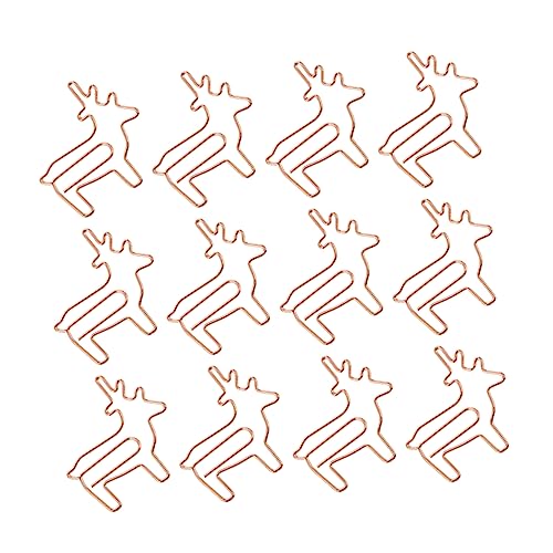 Happyyami 25Stücke Tierform Büroklammern aus Hochwertigem Kreative Lesezeichen Clips für Bürobedarf für Notizen Fotos und von Happyyami