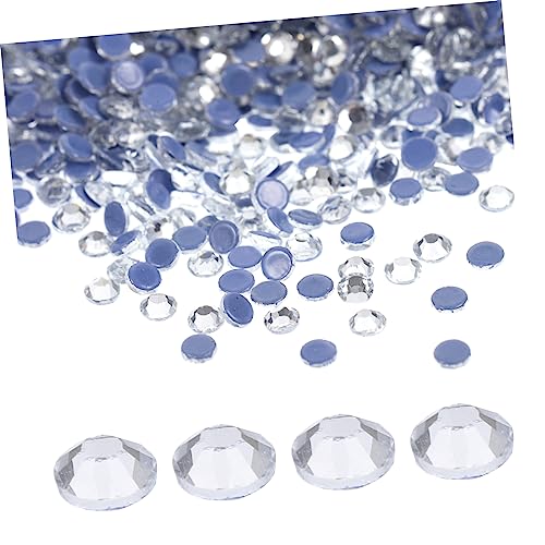 Happyyami 2880 Stück Flatback-Glaskristalle Hotfix Edelsteine ​​zum Basteln Strass-Kits Strasssteine ​​nähen Strass für Stoff scheckheft scrabbook Kristall-Strasssteine Strassverzierungen von Happyyami