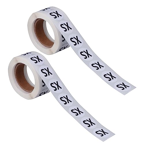 Happyyami 2Rolle Kleidergrößen Aufkleber Selbstklebend Multifunktionale Etiketten Rundetiketten für Bekleidung für Shirts Hosen Mäntel und Happyyami 2Rolle Kleidergrößen Aufkleber Selbstklebend Multifunktionale Etiketten Rundetiketten für Bekleidung für Shirts Hosen Mäntel und von Happyyami