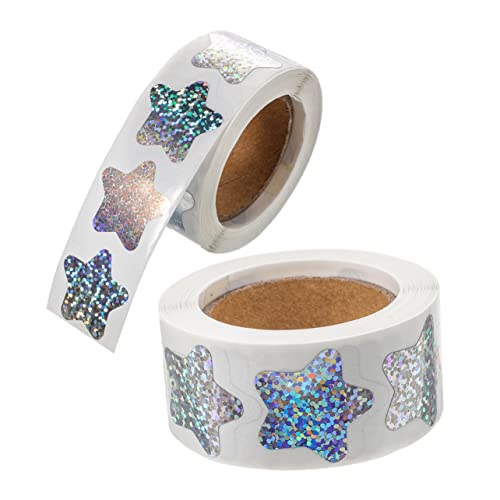 Happyyami 2Rollen Sternaufkleber Selbstklebende Glitzersterne für Belohnungen DIY Dekoration für Schule Basteln Partys und Kreative Projekte Happyyami 2Rollen Sternaufkleber Selbstklebende Glitzersterne für Belohnungen DIY Dekoration für Schule Basteln Partys und Kreative Projekte von Happyyami