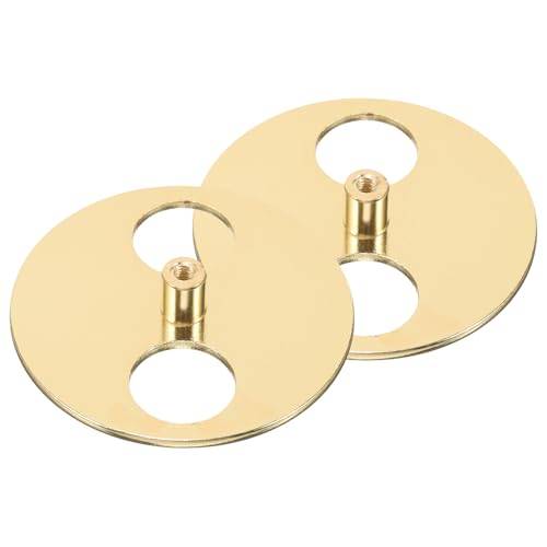 Happyyami 2Stücke Spieluhr Wickler Aufziehschlüssel für Spieluhr Kreisförmige Disk Spieluhr Basis Ersatzteile für DIY Musikbox Metallisch von Happyyami
