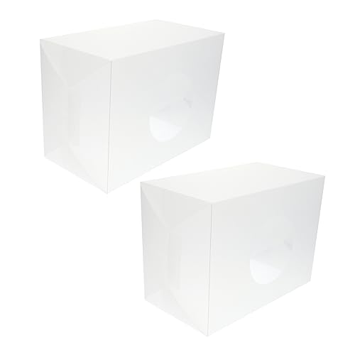 Happyyami 2Stücke Transparente Lottobox Abnehmbare Acryl Werbekiste für Verlosungen Abstimmungen und Spenden Aufbewahrungslösung für Partys Hochzeiten und Veranstaltungen von Happyyami