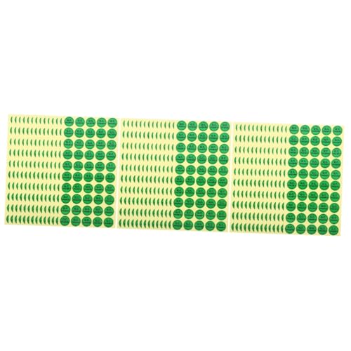 Happyyami 3 Sätze Aufkleber Mit Qualitätsprüfausweis Klebrig Abdeckung Siegel Aufkleber Klebeband, Strapazierfähig Klar Abnehmbar Etiketten Aufkleber Weiß Kupferplatte Green 1000 Stück * 3 Happyyami 3 Sätze Aufkleber Mit Qualitätsprüfausweis Klebrig Abdeckung Siegel Aufkleber Klebeband, Strapazierfähig Klar Abnehmbar Etiketten Aufkleber Weiß Kupferplatte Green 1000 Stück * 3 von Happyyami