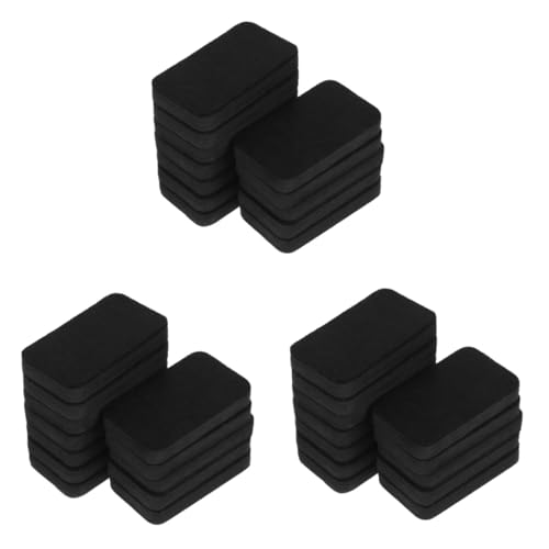 Happyyami 3 Sätze Trockene Radiergummis Löschbar Tragbarer Trockenlöscher Tafelgitter Für Trockenlöscher Für Whiteboards Radiergummis Für Weiße Tafeln Magnete Black 12 Stück * 3 von Happyyami