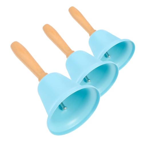 Happyyami 3 Stück Handklingel Kleine Glocke Klingelnde Große Restaurant Rufglocke Handklingel Abendessen Glocke Hängende Glocken Laute Handklingel Farbe Klingeln Jingle von Happyyami