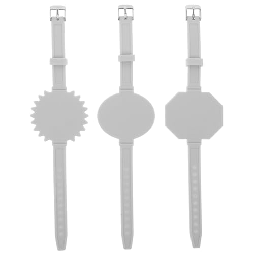 Happyyami 3 Stück Schwesternuhr aus Silikon für wiederverwendbar Notizblock Ersatz medizinisch Memo-Armband Memo Armband Armband-Notizbuch Uhrenförmiges Notizband Pflegebedarf Kieselgel Grey Happyyami 3 Stück Schwesternuhr aus Silikon für wiederverwendbar Notizblock Ersatz medizinisch Memo-Armband Memo Armband Armband-Notizbuch Uhrenförmiges Notizband Pflegebedarf Kieselgel Grey von Happyyami