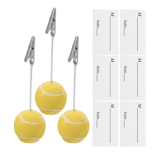 Happyyami 3 Stück Sportliche Tischkartenhalter mit Ballbasis Memo Clips für Schreibtisch Hochzeiten Partys und Notizen Tischnummern Halter für Sportliche Events und Büroorganisation Happyyami 3 Stück Sportliche Tischkartenhalter mit Ballbasis Memo Clips für Schreibtisch Hochzeiten Partys und Notizen Tischnummern Halter für Sportliche Events und Büroorganisation von Happyyami