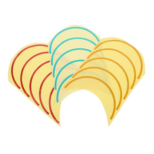 Happyyami 3 Stück Teiliges Druckmessgerätesticker Wetterfeste Aufkleber für Druckbereichsanzeige für Maschinen und Luftfahrtanwendungen Mit Rot Gelb und Grünem Farbcodierungssystem von Happyyami